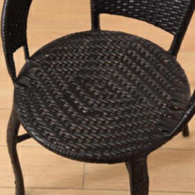 Scandinavian Rattan Stackable Dining Chair
