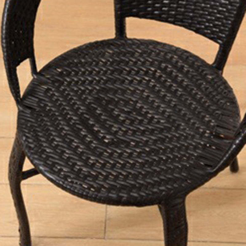 Scandinavian Rattan Stackable Dining Chair