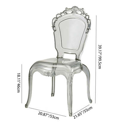 Contemporary Stackable Plastic Dining Chair