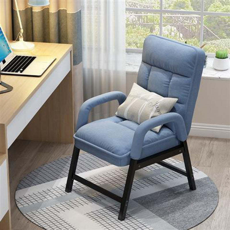Minimalist pillow bag blue office chairs