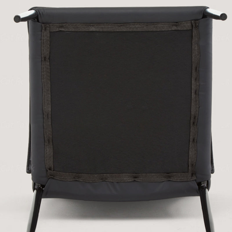 Contemporary Leather Iron Dining Chair