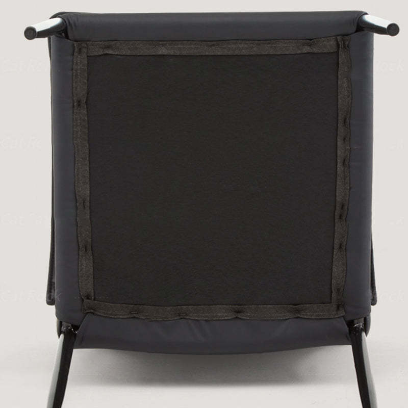 Contemporary Leather Iron Dining Chair