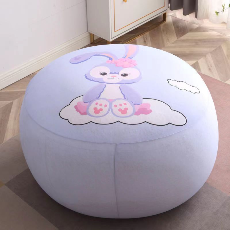 Watermelon Print Fabric Low Stool — F