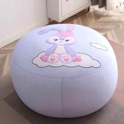 Watermelon Print Fabric Low Stool — F