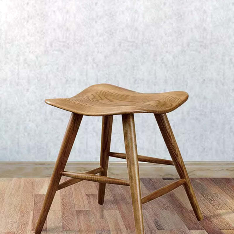 Japanese Corrugated Wood Bar Stool