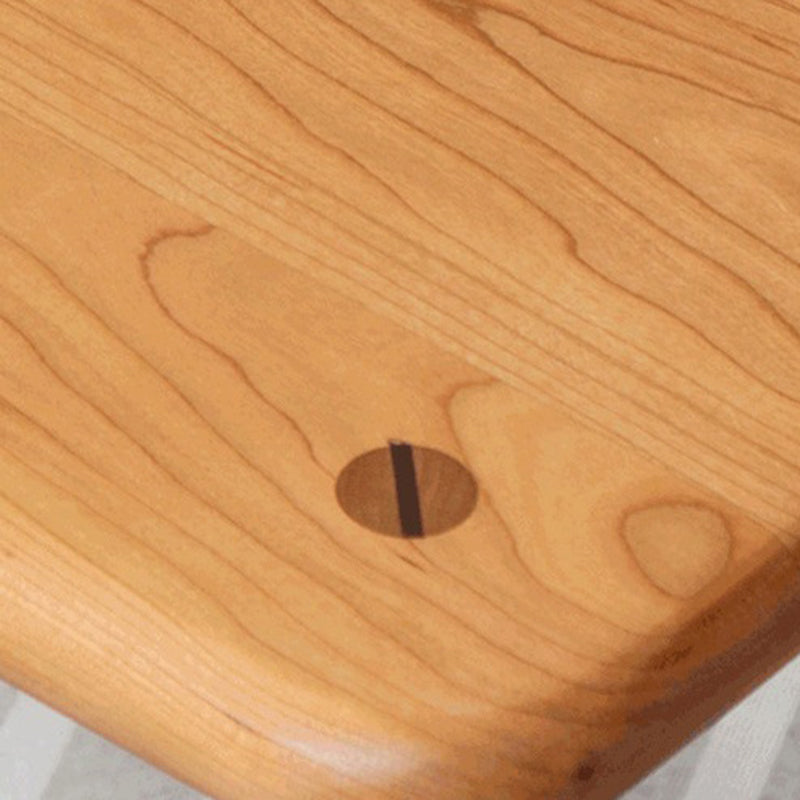 Japanese Wood Open-Back Dining Chair