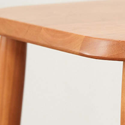 Japanese Wood Open-Back Dining Chair