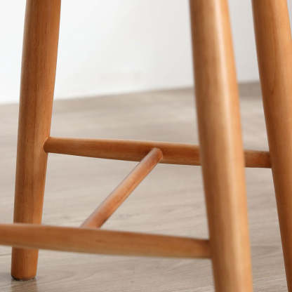 Japanese Braided Rope Wood Dining Chair
