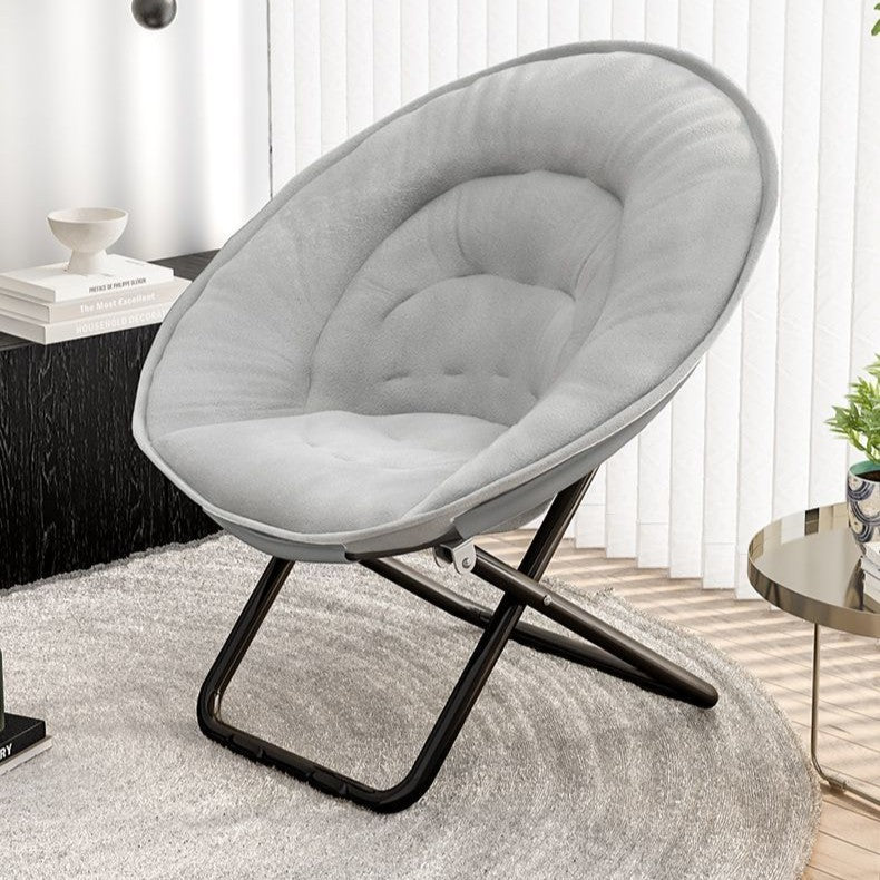 Nordic Velvet X-Shaped Foldable Recliner