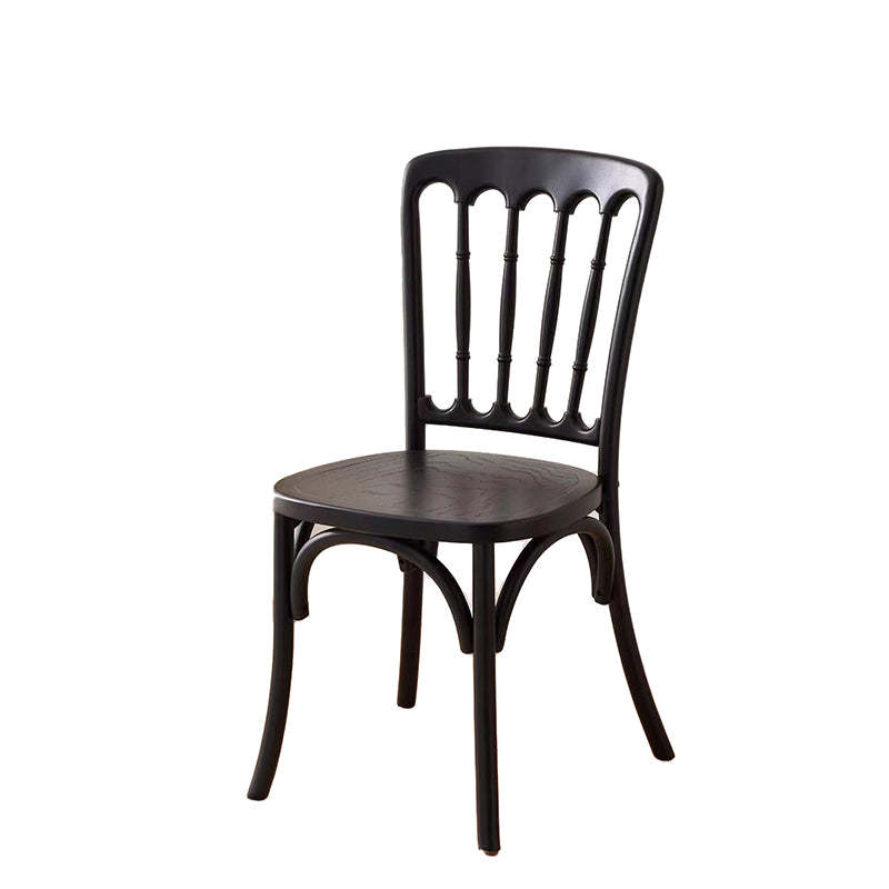 Retro Rattan Weaving Wood Dining Chair