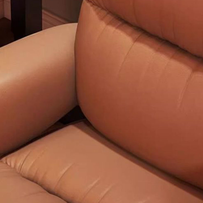 Contemporary PU Leather Adjustable Desk Chair with Casters