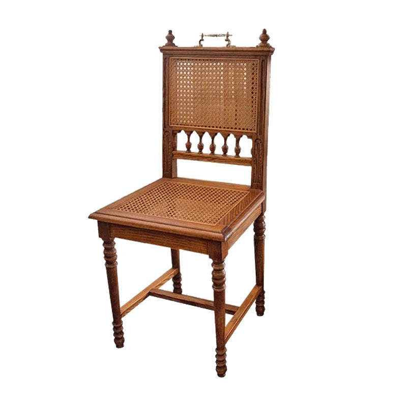 French Wood Rattan Dining Chair