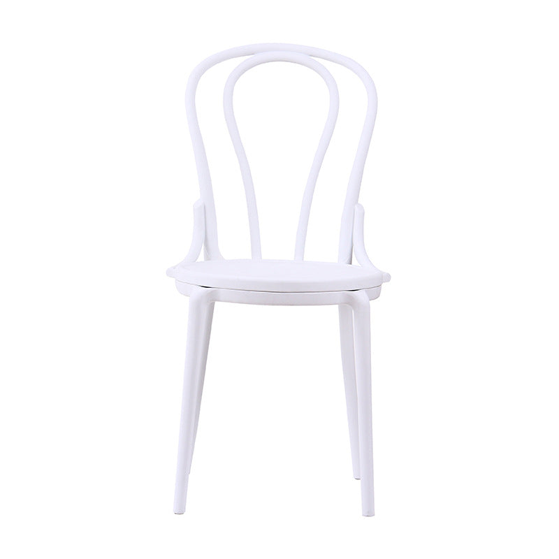 Scandinavian Round Plastic Dining Chair