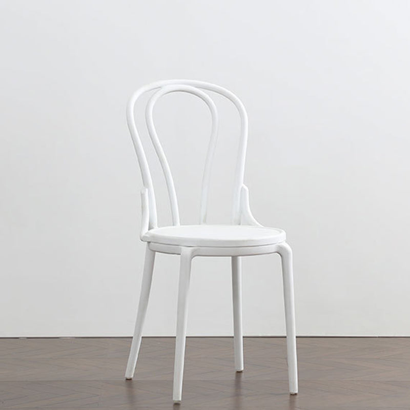 Scandinavian Round Plastic Dining Chair