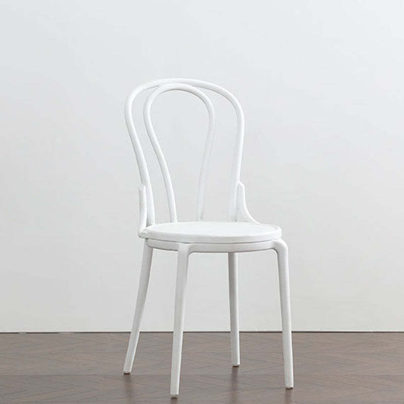 Scandinavian Round Plastic Dining Chair