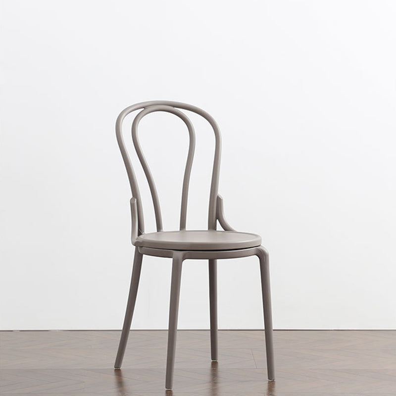 Scandinavian Round Plastic Dining Chair