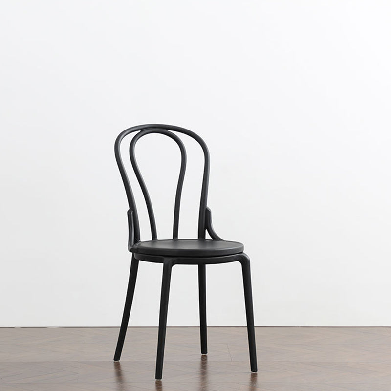 Scandinavian Round Plastic Dining Chair