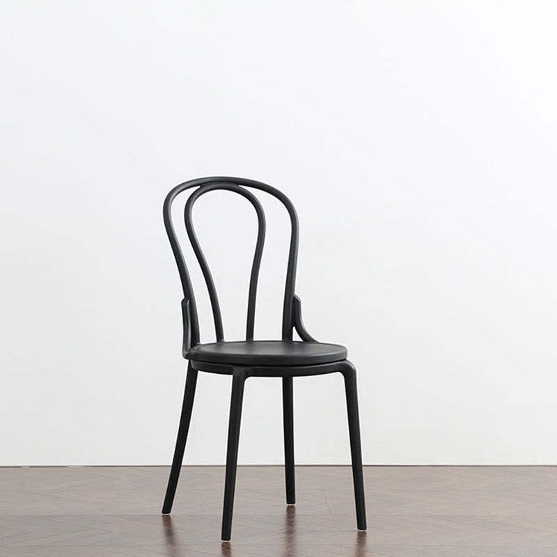 Scandinavian Round Plastic Dining Chair