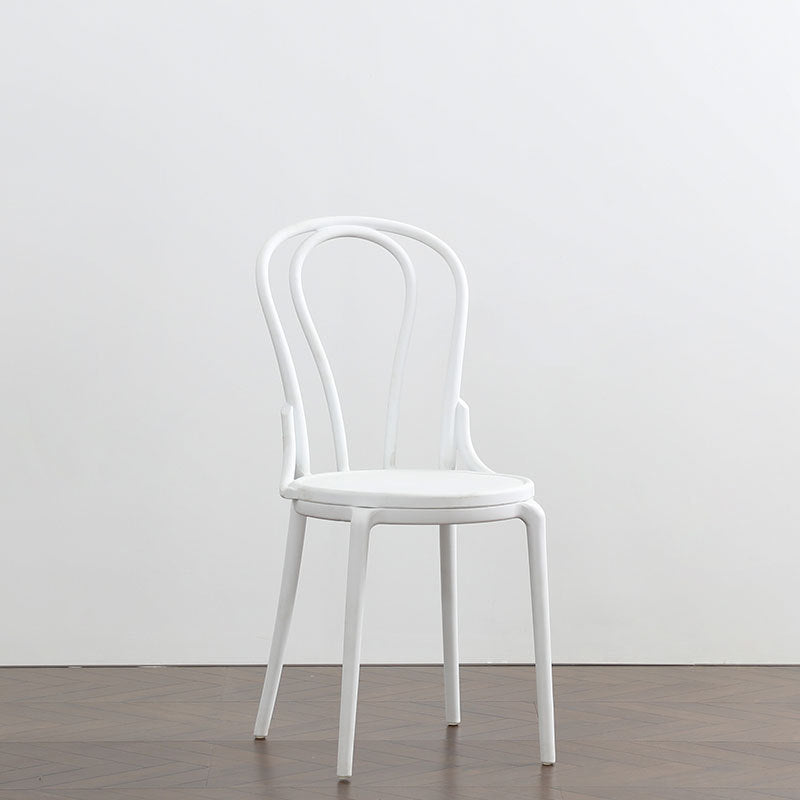 Scandinavian Round Plastic Dining Chair