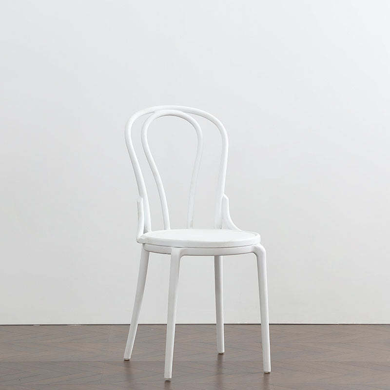 Scandinavian Round Plastic Dining Chair