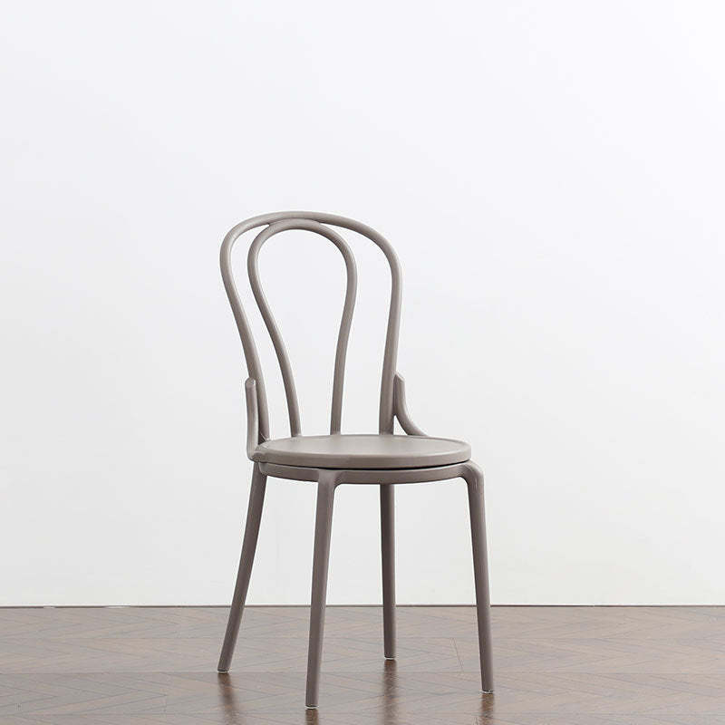 Scandinavian Round Plastic Dining Chair