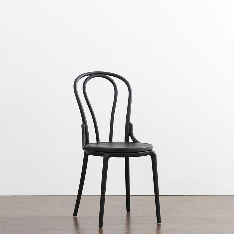 Scandinavian Round Plastic Dining Chair