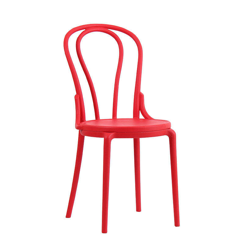 Scandinavian Round Plastic Dining Chair