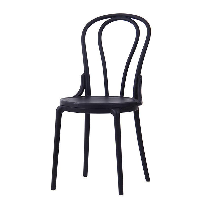 Scandinavian Round Plastic Dining Chair