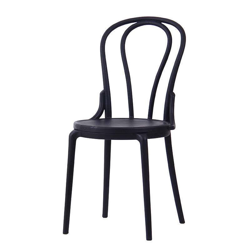 Scandinavian Round Plastic Dining Chair