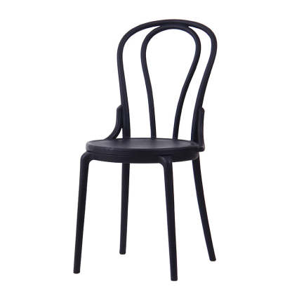 Scandinavian Round Plastic Dining Chair