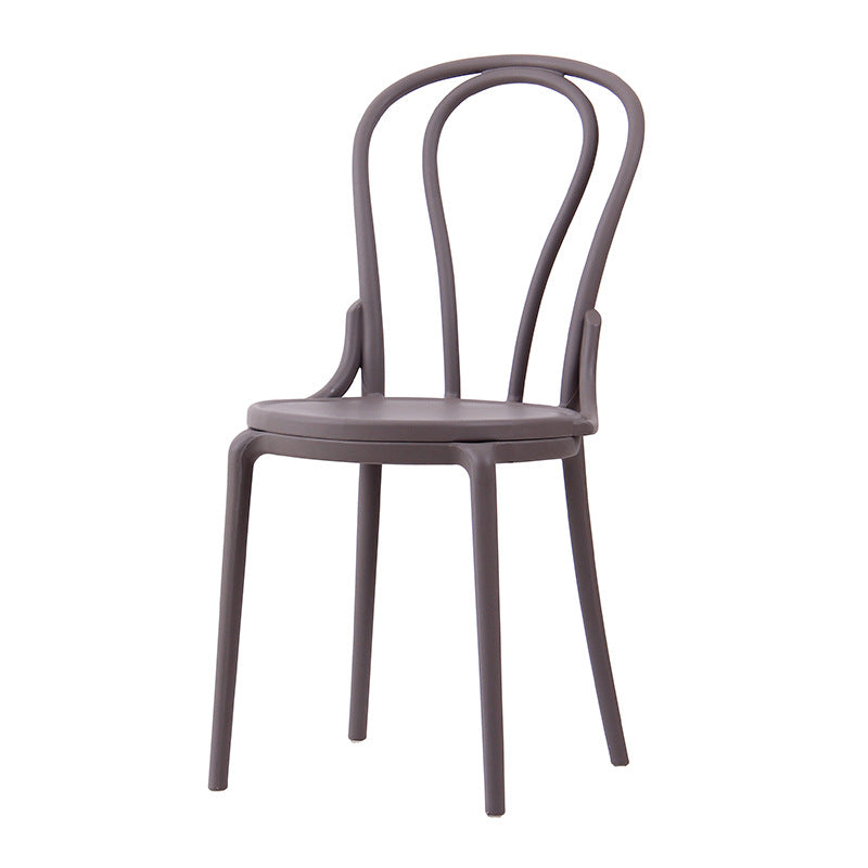 Scandinavian Round Plastic Dining Chair