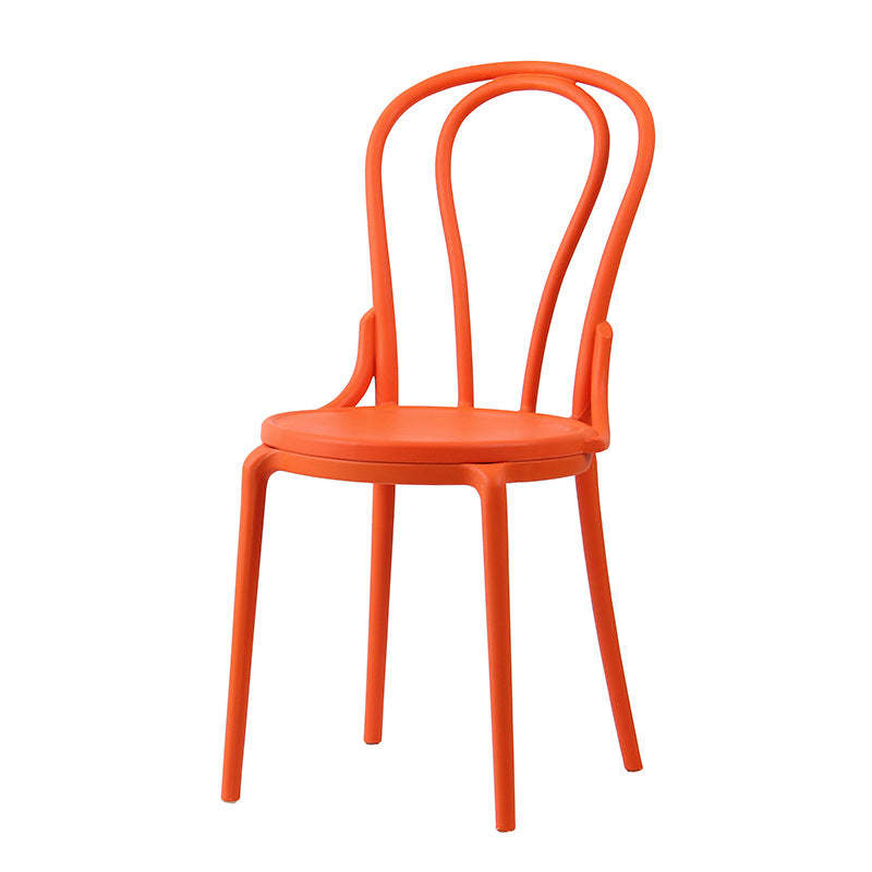 Scandinavian Round Plastic Dining Chair
