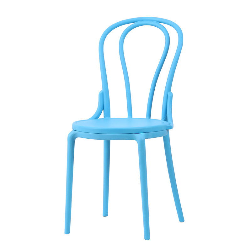 Scandinavian Round Plastic Dining Chair