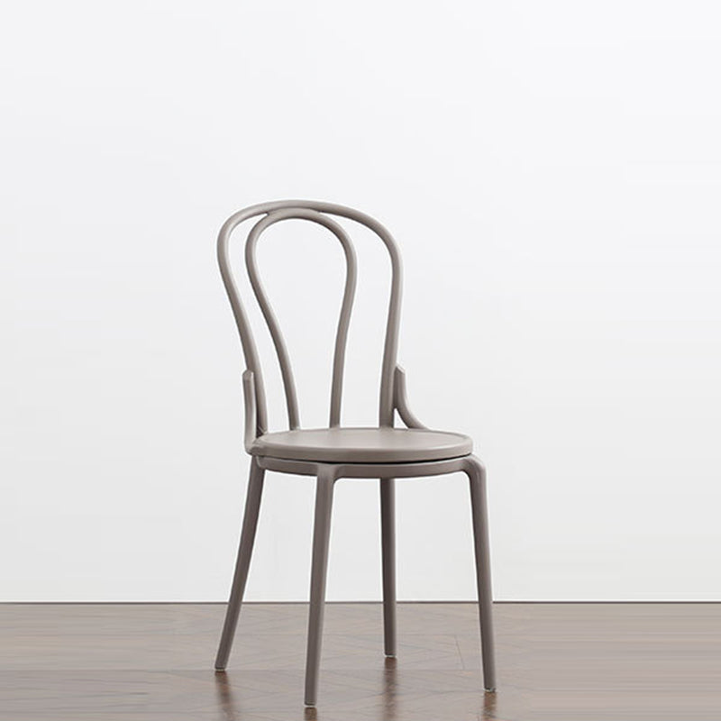 Scandinavian Round Plastic Dining Chair