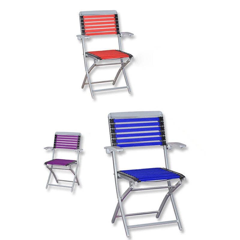 Contemporary Woven Rubber Alloy Dining Chair