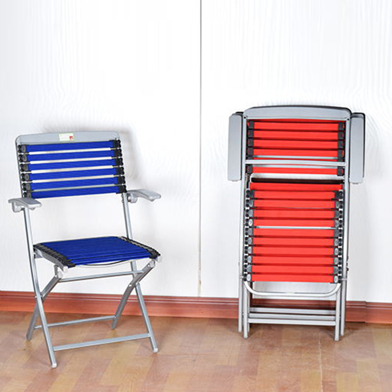 Contemporary Woven Rubber Alloy Dining Chair