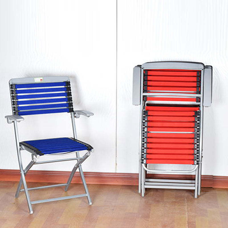 Contemporary Woven Rubber Alloy Dining Chair