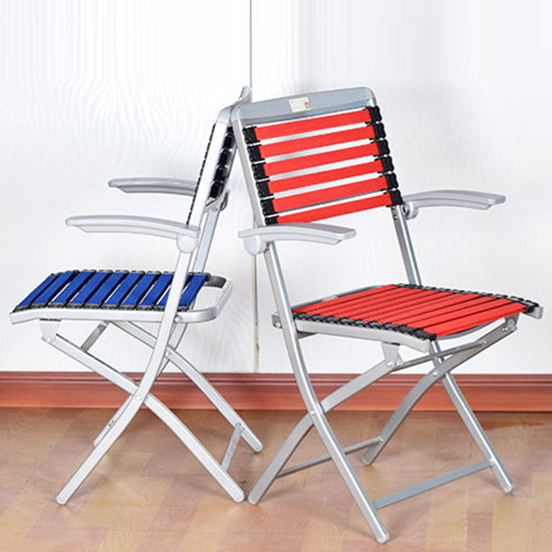 Contemporary Woven Rubber Alloy Dining Chair