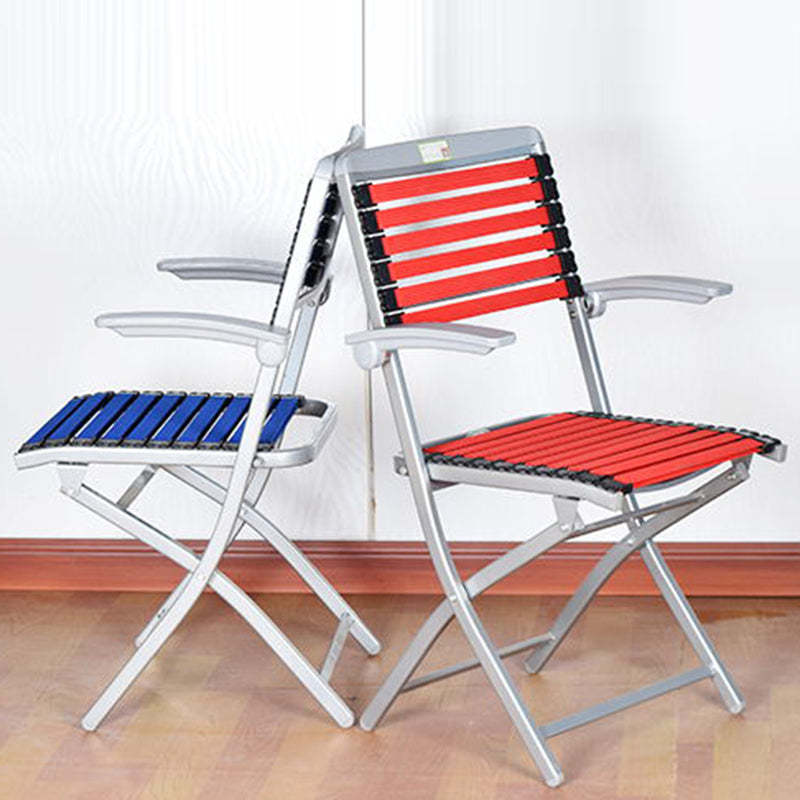 Contemporary Woven Rubber Alloy Dining Chair