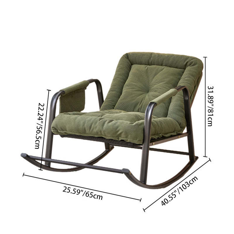 Contemporary Corduroy Reclining Accent Chair