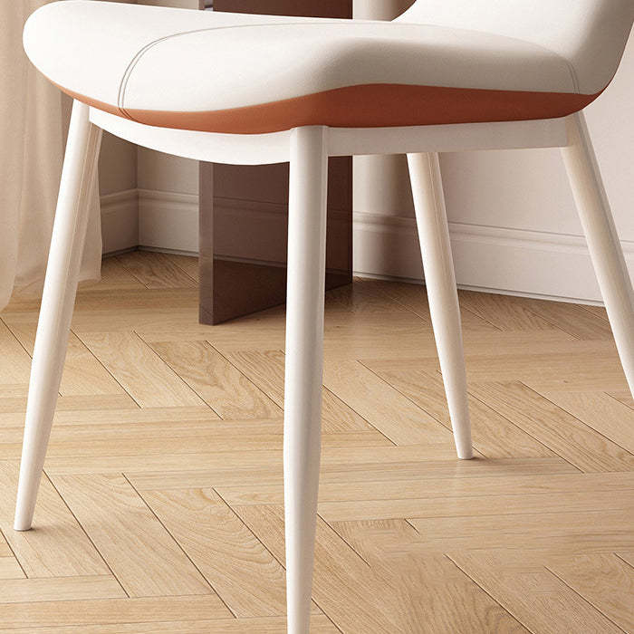 Scandinavian Microfiber Leather Steel Vanity Stool