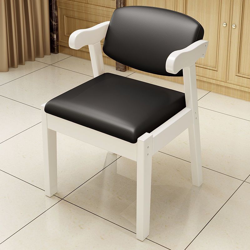 Fabric Upholstered Wood Dining Chair