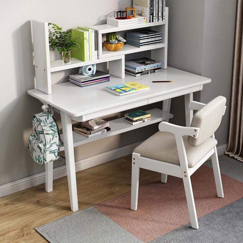 Fabric Upholstered Wood Dining Chair