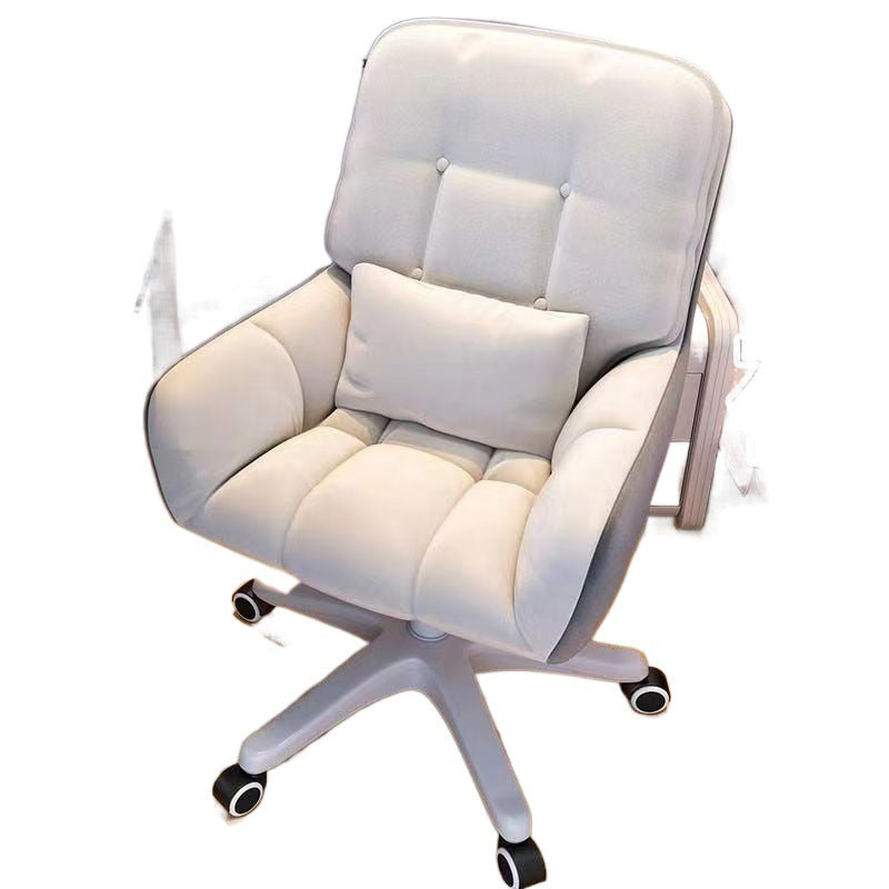 Modern Tufted Velvet Adjustable Swivel Desk Chair