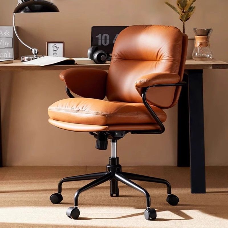 Desk leather metal glass office chairs for office