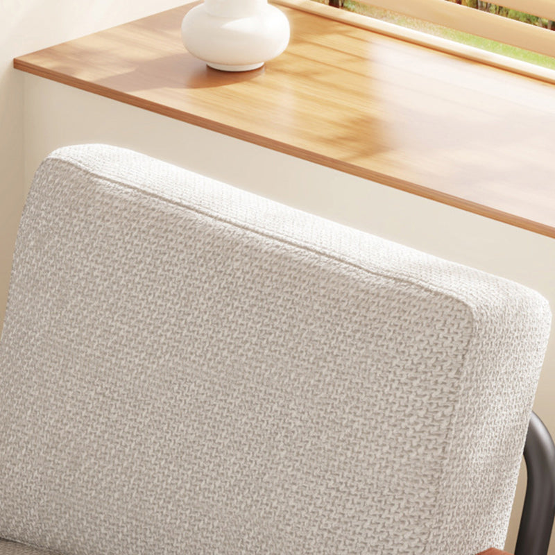 Contemporary Linen-Cotton Accent Chair