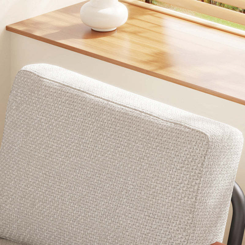 Contemporary Linen-Cotton Accent Chair
