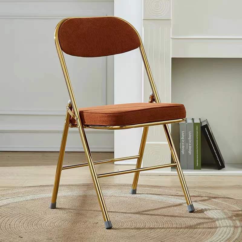 Nordic Velvet Foldable Vanity Stool