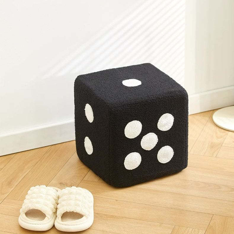Creative lamb dice low stools in wood