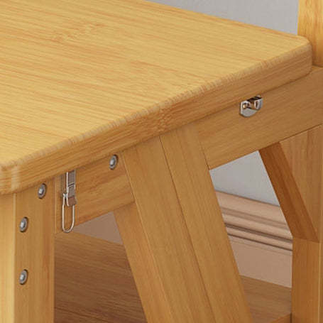 Contemporary Wood Folding Step Stool Ladder Chair